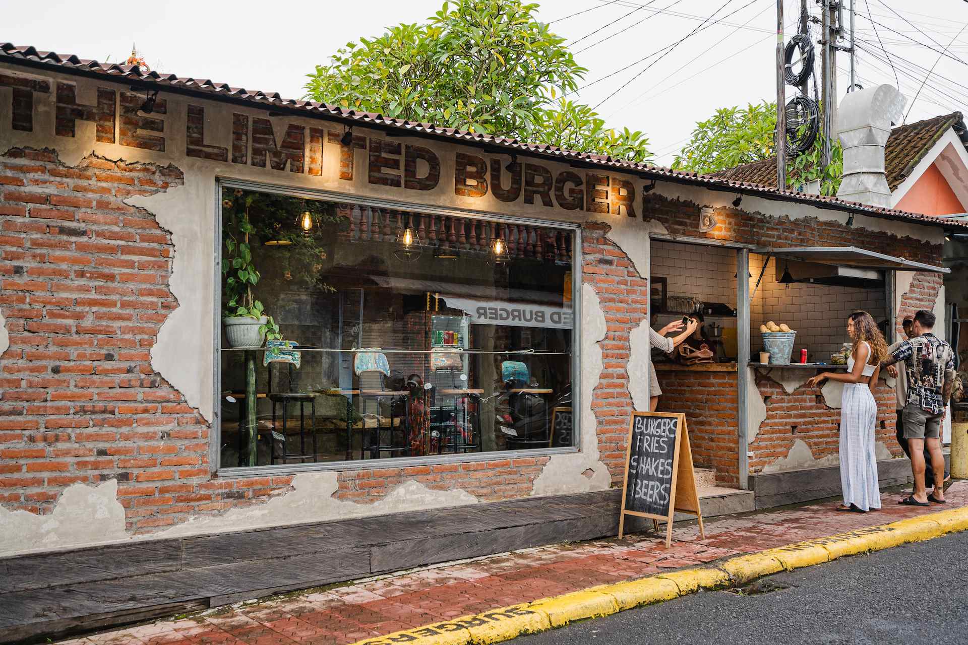 The Limited Burger Restaurant in the centre of Ubud